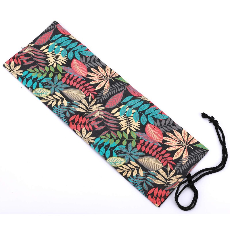 Amoyie Handmade Pencil Wrap Durable Gel Pen Storage Bag, Red