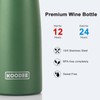 Koodee 24 oz Wine Bottle Insulator Stainless Steel Vacuum Insulated