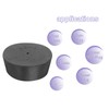 sourcing map Rubber Tapered Plug 52mm to 64mm Solid Test