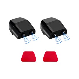 Ohleats 2 PCS Deer Whistles for Car, Automotive Save a Deer Whistles to Avoid Collisions, Vehicle Deer Warning Devices Horn Sensor, Universal Animal Alert Car Accessories (Black)