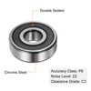 sourcing map 6302-2RS Deep Groove Ball Bearing,2pcs 15 x 42