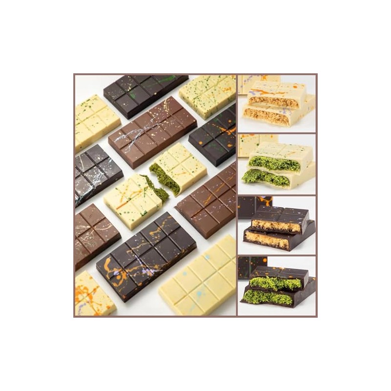 2 Stück Silikon Schokoladenform, Dubai Schokolade, Silikonform, Silikon Tief