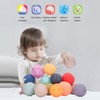 16PCS Baby Soft Textured Sensory Balls Toddlers Exploration Toys Sensory