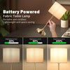 HAPYGI Portable Cordless Table Lamp,Built-in 5200mAH Rechargeable Battery, Dimmable Touch