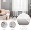 Deconovo Transparent voile curtain with eyelets, 245 x 140 cm