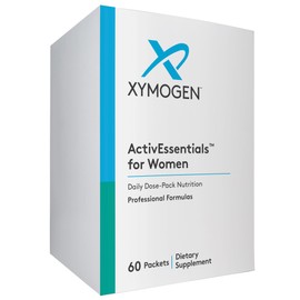 XYMOGEN ActivEssentials for Women - Daily Dose Pack Nutrition with 4 Supplements - ActivNutrients Multivitamin with Iron, Antioxidant Support, Omega-3 Fish Oil, Calcium Complex (60 Packets)