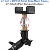 1/4 Inch to 3/8 Inch Female Thread Camera Adapter Screw,