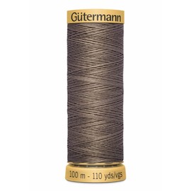 Gütermann GNE50-1225 Sewing Thread Cotton 1225 Brown 100m