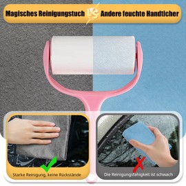 OWLMATE Pack of 12 window cleaning cloths, cleaning cloths, window cloth, streak-free, window cleaning cloth, microfibre cloth for cars, kitchen, glass