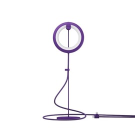 BILY Lampada da lettura portatile a LED con supporto USB, con 3 modalità di illuminazione, per PC portatile e smartphone, colore: viola