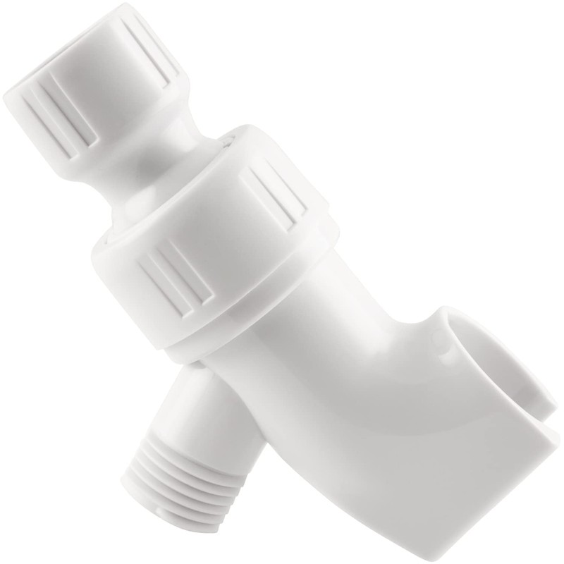 Aqua Vista 3-in. White Handheld Shower Head with 3 Spray