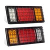 Partsam 2Pcs LED Truck Trailer Tail Lights Bar Kit 40