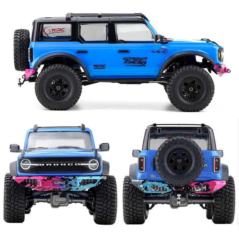 TCRC Splash Anodizing Aluminum Front and Rear Bumpers set for