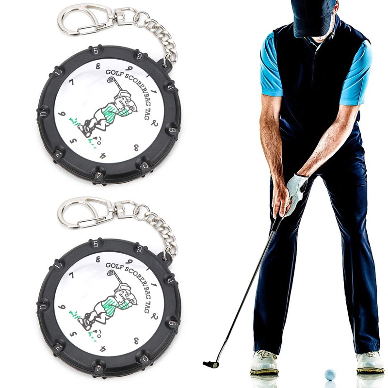Keenso Set of 2 Golf Goalkeepers Score Golf Counter Running