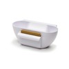 KitchenArt 18530 Scrap Trap With Scraper, Plastic, White