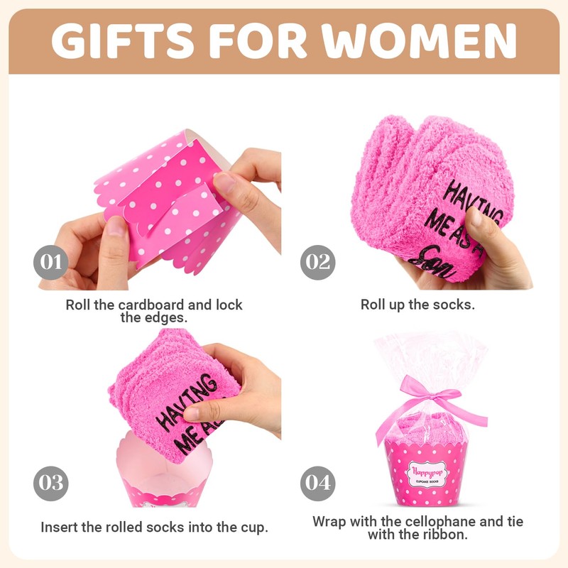 HAPPYPOP Mothers Day Socks - Gifts for Mom from Son,