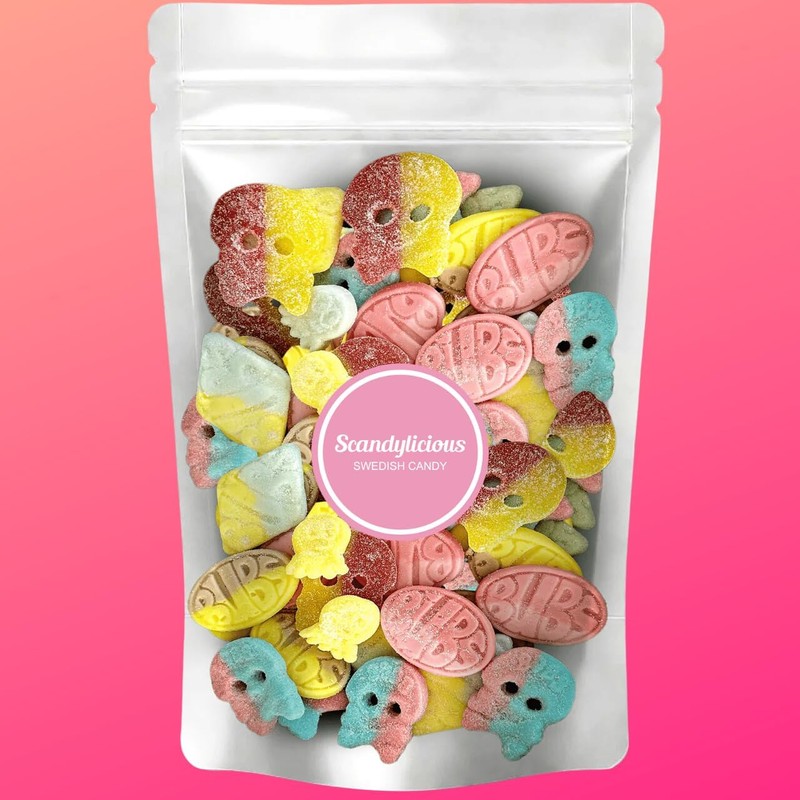 Bubs Swedish Candy Mix - Big Ovals, Skulls, and More