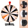 NQEUEPN 12 Inch Spinning Prize Wheel, 24 Slots Tabletop Prize