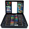 Uni-Ball 186831 POSCA Marker Set, 20 Acrylic Pens in Case,