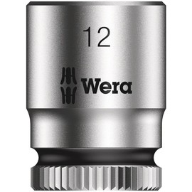 Wera Zyklop 8790 HMA 1/4 Socket, Hex head 12mm x Length 23mm by Wera