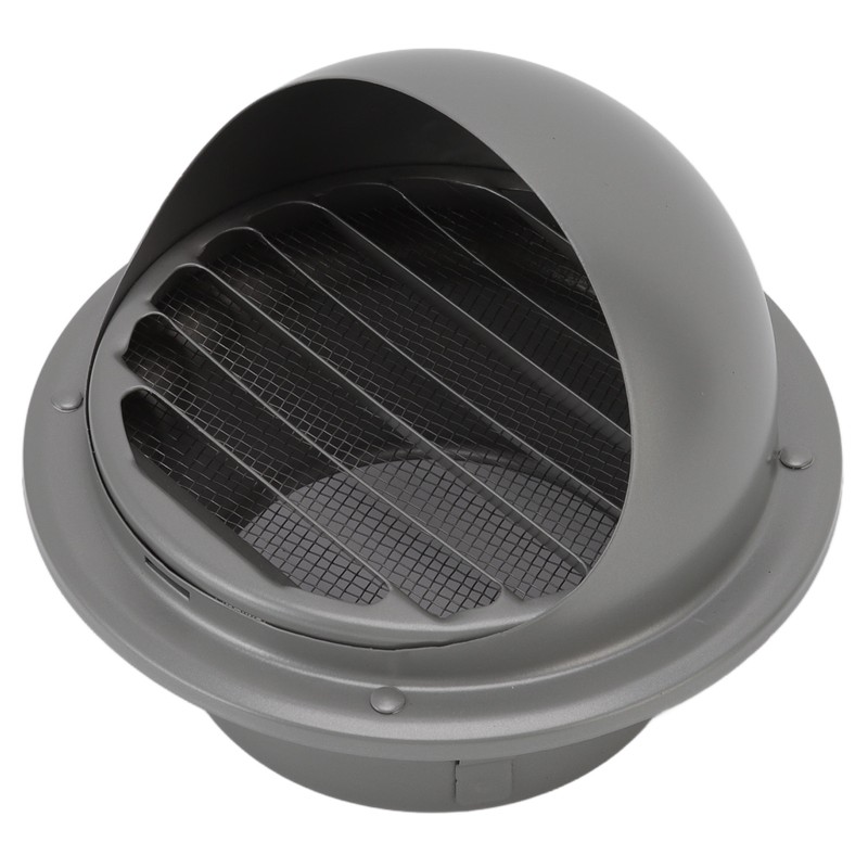 Stainless Steel Round Air Vent Louvered Cover Waterproof Windproof External