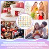 48 Sets Mosaic Coaster Kit with Glass Tiles,Sparkle Style
