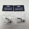 2 Stainless Steel Fishing U Rod Rests Carp Coarse Rod