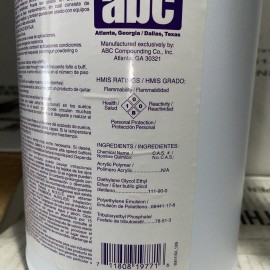 ABC Compounding co. Aero Peak Floor Finish, Leveling, Initial Gloss, Retention, Durability 1 Gallon