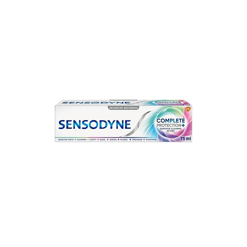 Sensodyne Complete Protection & Advanced Whitening Toothpaste For Sensitive Teeth,