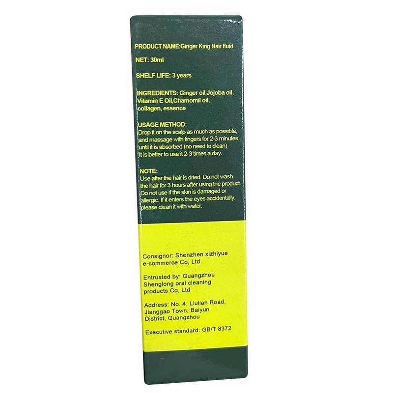 Magik 4-8 Pack Ginger Hair Growth Serum Germinal Oil Regrow