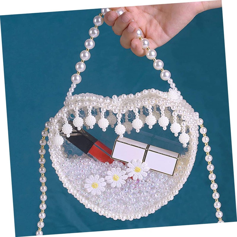 OHPHCALL 4pcs Yarn Basket Base Heart DIY for Crochet Transparent