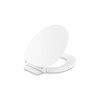KOHLER 57778-WCF-0 Cymbal ReadyLatch Quiet-Close Soft Close Toilet Seat Round,