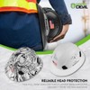 GREEN DEVIL Full Brim Hard Hat Vented Construction Safety Helmet