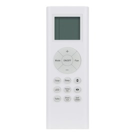ALLIMITY Replace Remote Control fit for Midea Senville Air Conditioner AC A/C RG66A1/BGEF RG66B3/BGEF RG66A1/BGEFU1 RG66A2/BGEFU1