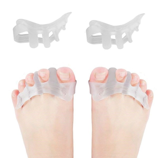 3 Pairs of Compression Wedding Nsive Toe Separators Toepal Kit. Toe Separator Toe Spanner for Dancers, Yogis & ATHLETES. Treatment of Hammer Toe Bunion Relief for Foot Pain, Plantar Fasciitis, Hallux Valgus