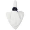 DII Wrinkle Resistant 20x20 Polyester Napkin, Pack of 6, White