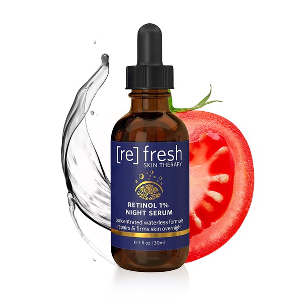 Natural Anti Aging Skin Care, Vitamin A with Antioxidants Retinol Serum, Refresh Tomato Retinol Night Serum