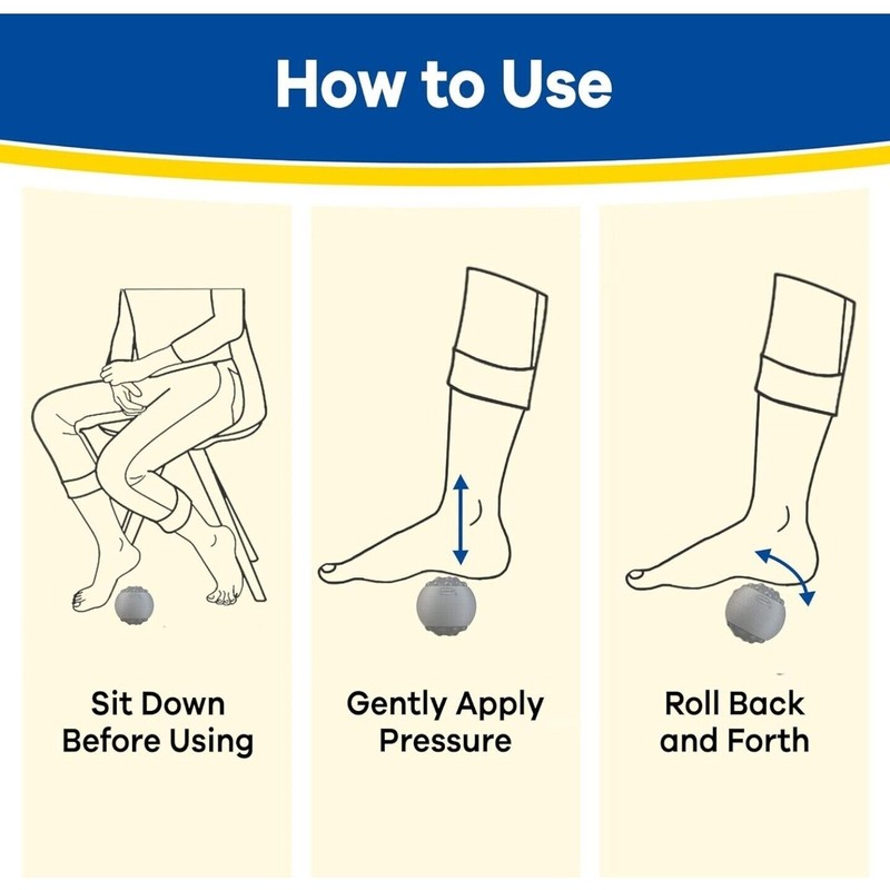 Dr. Scholl's Hot&Cold Massage Ball, Soothes Feet Muscles & Increases