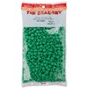 The Beadery 750V057 6 by 9mm Barrel Pony Bead, Green,