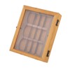 Miniature Wooden Bookshelf Anxiety Relief Multi Books Display Case Cabinet