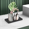 Silicone Bathroom Tray,Shatterproof Bathroom Vanity Tray,High-Grade Silicone Durable Rectangle Tray