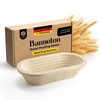 13" Oval Wood Pulp Banneton Bread Proofing Basket – 1.5LB