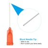 PATIKIL 24Ga Dispensing Needles, 52PCS 1 Inch Industrial Blunt Tip
