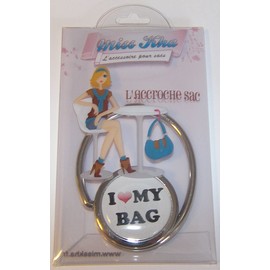 Miss Kha Accroche Sac Pliable I Love My Bag