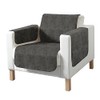 Erwin Müller Armrest Protectors Pack of 2 Suede Look Grey