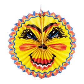 Idena 90121 – Lantern Sun, Pack of 5, Diameter 26 cm, Paper Lantern, St. Martin