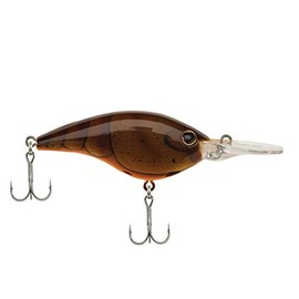 Berkley Frittside Fishing Lure, Brown Craw, 1/2 oz, 2 3/4in | 7cm Crankbaits, Classic Flat Side Profile Mimics Variety of Species and Creates Flash, Equipped with Sharp Fusion19 Hook
