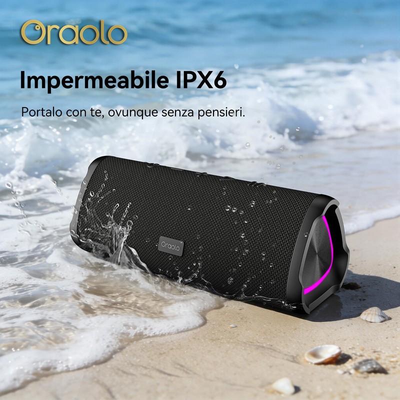 oraolo Cassa Bluetooth Altoparlante Portatile Wireless Speaker