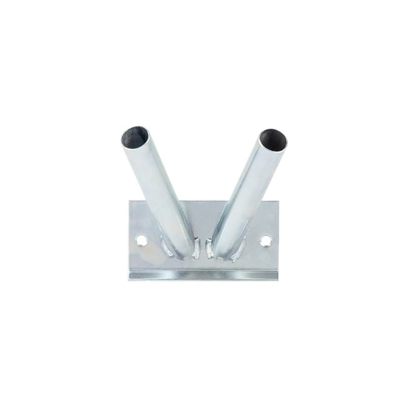Alberts 639679 Holder for Flagpoles, for Wall Mounting, for Two