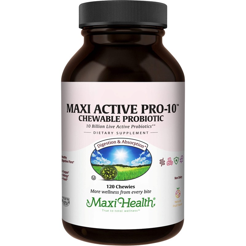 Maxi Health Active Pro-10 Kids Probiotic Chewables – 15 Strains